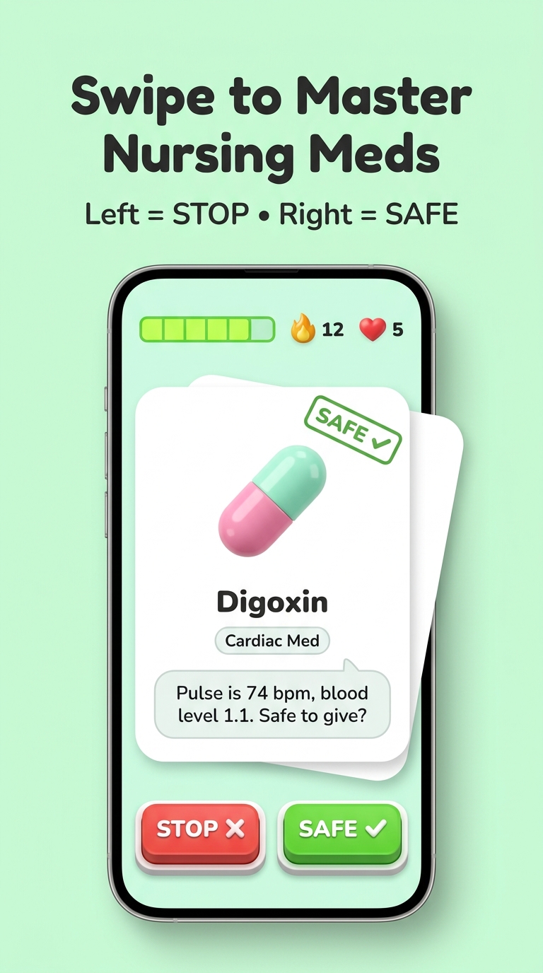 Swipe Left to Hold or Swipe Right to Give gameplay screen